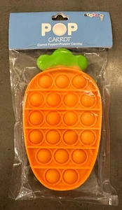 NEW!!  Carrot Fidget Bubble Popper Pop It Stress Reliever Autism Sensory Easter - Picture 1 of 1