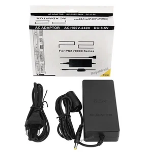 PS2 SLIM AC ADAPTER & Power Cable Cord Playstation 2 7000 Series Consoles NEW! - Picture 1 of 6