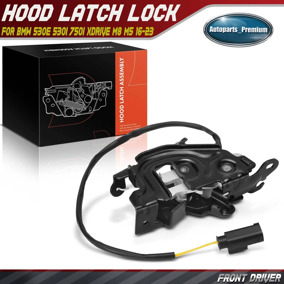 Nuevo bloqueo de cierre de capó delantero izquierdo para BMW 530e 530i 750i xDrive M8 M5 Z4 16-23 Foto 1 de 4