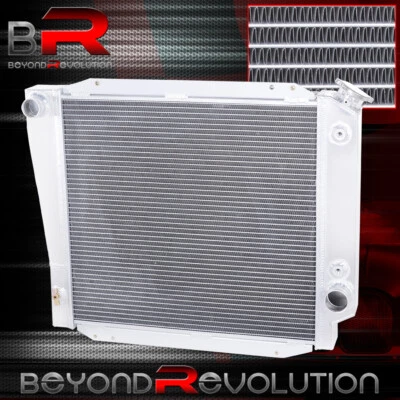 Aluminum Radiator For 1966 1967 1968 1969 1970 1972 1975 1976 1977 Ford Bronco - Imagem 1 de 4