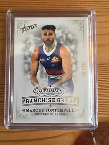 2024 AFL SELECT SUPREMACY FRANCHISE GREATS MARCUS BONTEMPELLI 07/70 BULLDOGS - Picture 1 of 1