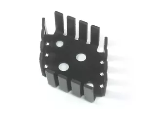 4pcs AAvid Aluminum Black Heatsink For TO-3 Devices Transistors 48 X 36 X 19mm - Picture 1 of 2