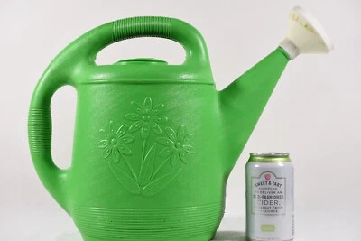 Molde soplador de flores margaritas de plástico de 2 galones de plástico verde de colección LEER Foto 1 de 4