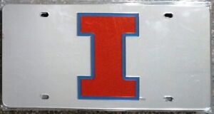 University of Illinois Fighting Illini Premium Laser Cut Tag License Plate,...
