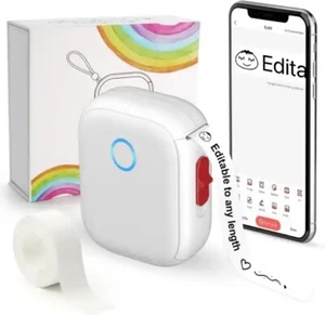 Marklife P12 Label Maker-Portable Printer Machine With 1 roll of Printing Paper - Picture 1 of 4