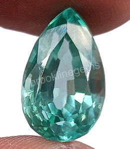 Piedra preciosa suelta 9 quilates corte pera natural verde esmeralda certificada EGL 5 FRB - Imagen 1 de 7