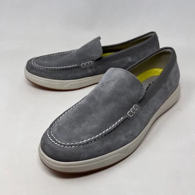 Florsheim Mocasines Para Hombre Talla 9.5 Zapatos Sin Cordones Cuero Cómodo Gris Foto 1 de 4