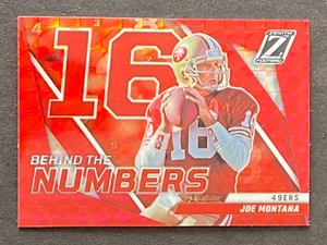 Joe Montana 2022 Zenith Behind the Numbers Red Mosaic #BN-JM - Picture 1 of 10