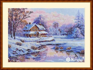 Merejka Counted Cross Stitch Kit The First Snow K-240 - Picture 1 of 7