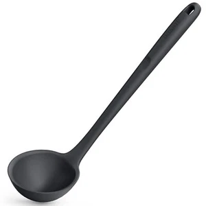 13 inch Silicone Soup Ladle 600ºF Heat Resistant 4 oz Large Non-stick Seamles... - Picture 1 of 9