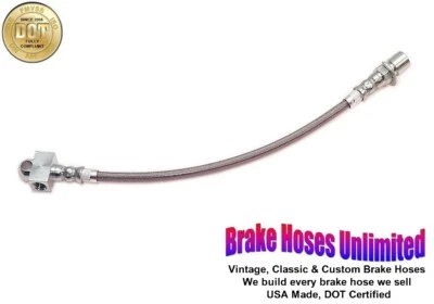 MANGUERA FRENO TRASERA INOX CHEVROLET CAMARO 1984 1985 1986 1987 1988 1989 Foto 1 de 3