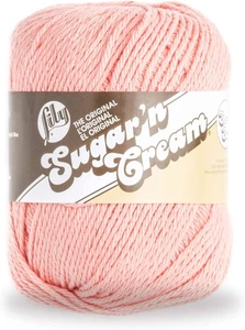Lily Sugar'n Cream Yarn - Solids Super Size-Coral Rose - 6 Pack - Picture 1 of 1