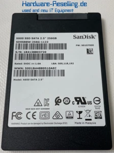 SanDisk X600 256GB 3D NAND SATA III 6G SSDSD9SB8W-256G-1122 - Bild 1 von 1