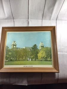  Vintage University Of Arkansas Old Main Framed Photo - Picture 1 of 11
