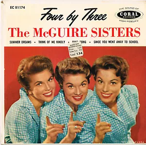 McGUIRE SISTERS four by three U.S. CORAL E.P._orig 1958 EC-81174 - Picture 1 of 2