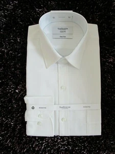 Van Heusen Men's Classic Relaxed Fit White Business Shirt Size:39 - Picture 1 of 2