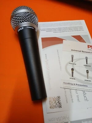 Pyle PDMIC58 Dynamic Unidirectional Handheld Mic/Microphone Only Mic - Image 1 of 2