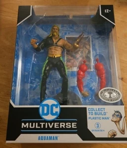 MCFARLANE DC MULTIVERSE PLATINUM EDITION AQUAMAN-COLLECT TO BUILD PLASTIC MAN - Picture 1 of 5