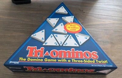 Pressman Tri-Ominos Domino Game 40th Anniversary Edition 2015  USED - Image 1 of 4
