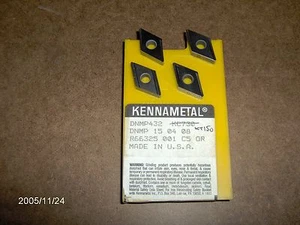 DNMP 432, GRADO KT150 "KENNAMETAL" CERMET INSERTOS DE TORNEADO, 4 PIEZAS - Imagen 1 de 1