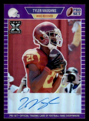 2021 Leaf Flash AUTO Purple #BATV1 Tyler Vaughns /50 - Image 1 of 2