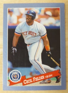 1993 Continental Baking Hostess Baseballs Cecil Fielder #16 Detroit Tigers - Picture 1 of 2