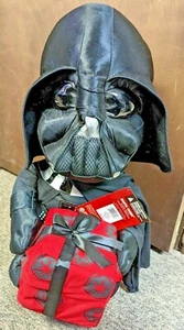 Star Wars Darth Vader Freestanding Plush Birthday Greeter Holding Gift 21 inch - Picture 1 of 3