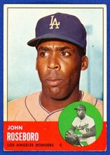 1963 Topps Set-Break #487 John Roseboro Los Angeles Dodgers VGEX