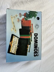 New Dominoes Set with Carry Case Double-Six Family Fun Game 28 Piece Traditional - Picture 1 of 10