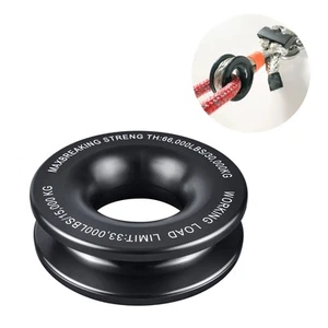 66000lbs Soft Shackle Recovery Ring Rope Snatch Pulley For Land Rover Defend 90 - Picture 1 of 7