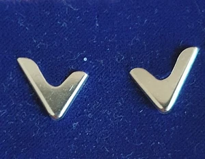 Esquinas de cuello simples para camisas color plata (estilo occidental) universal adecuado - Imagen 1 de 7