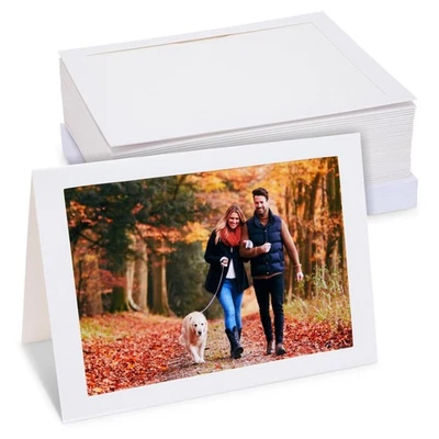 36 Pack Photo Frame Cards with Envelopes for 5 x 7 Inch Photo, White - Image 1 of 4