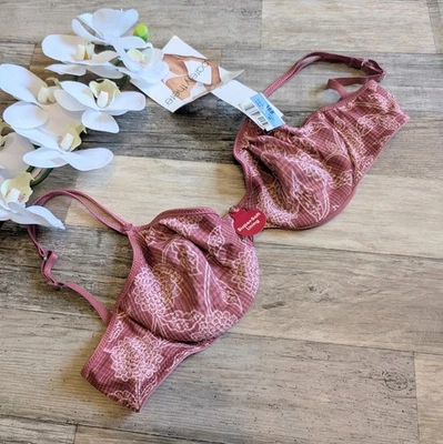 Barely There 粉色超柔软衬里钢圈文胸 36B 码全新带标签 — 第 1/4 张图片