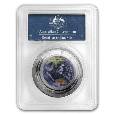2018 Australia 1 oz Silver $5 Domed The Earth PR-70 PCGS (FS) - Image 1 of 4