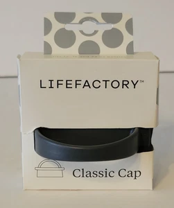 LifeFactory Classic Cap Replacement For 12, 16, 22oz Life Factory Bottle GRAY - Picture 1 of 6