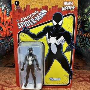 Figura de Acción Spider-Man Traje Negro Leyendas Kenner Marvel Colección Retro Nuevo - Imagen 1 de 4