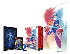 Nintendo Switch Mega man 11 Rock man Collector'S Box With Amiibo F/S w/Tracking# - Picture 1 of 6