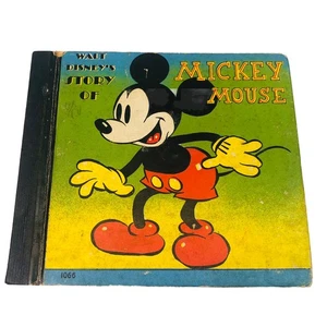 Walt Disney's Story of Mickey Mouse #1066 1938 1ST EDITION VTG - Picture 1 of 18