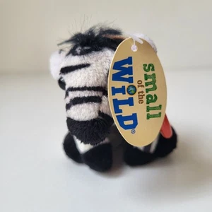 Klein der Wildtiere Künstler Zebra Plüsch Rucksack Clip Spielzeug Schlüsselanhänger Tier - Bild 1 von 11