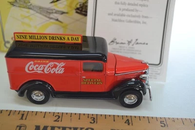MATCHBOX COLLECTIBLES YPC02-M 1937 GMC COCA-COLA DELVIERY VAN - Image 1 of 2