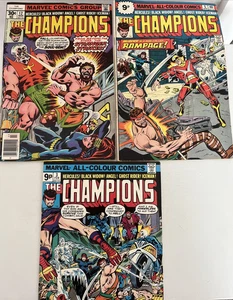 THE CHAMPIONS. NUMBER'S 3 5 & 12. 1ST SERIES. (3 ISSUE BRONZE AGE LOT). - Picture 1 of 18