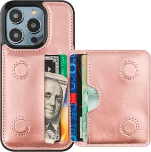 KIHUWEY Compatible with iPhone 14 Pro Wallet Case Credit Card Holder, Premium - Picture 1 of 7