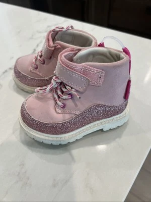 Carter’s Pink Glitter boots Size 4 - Image 1 of 4