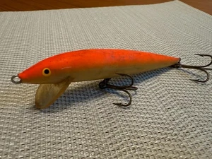 Vintage Rapala Countdown CD-9 — Esca affondatrice 3,5", Finlandia, arancione e oro - Foto 1 di 5