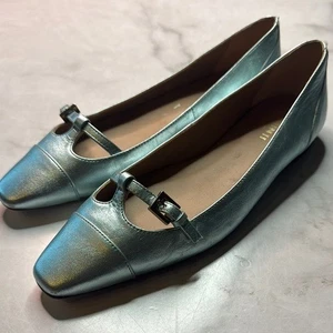 LK Bennett Metallic Flats Größe 40 - Bild 1 von 7