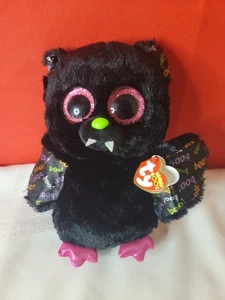 TY Beanie Boo Dart the Bat rosa Glitzeraugen 7" groß Geburtstag 18. Oktober mit Etikett - Bild 1 von 6