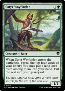 SATYR WAYFINDER x4 mtg NM-M Commander Outlaws of Thunder Junction 4 Common - Picture 1 of 1