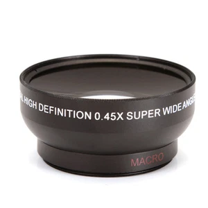 0.45X 49mm Wide Angle Macro Lens 0.45X49 49 Universal For DSLR SLR DV DC Camera - Picture 1 of 6