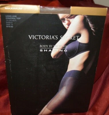Pantimedias Victoria Secret MAXIMUM SHAPEING Longline CT 15D Talla B SABLE TAUPE H26 Foto 1 de 2