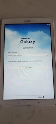 Samsung Galaxy Tab E SM-T560, 8GB, 9.6 inch - White - Image 1 of 4
